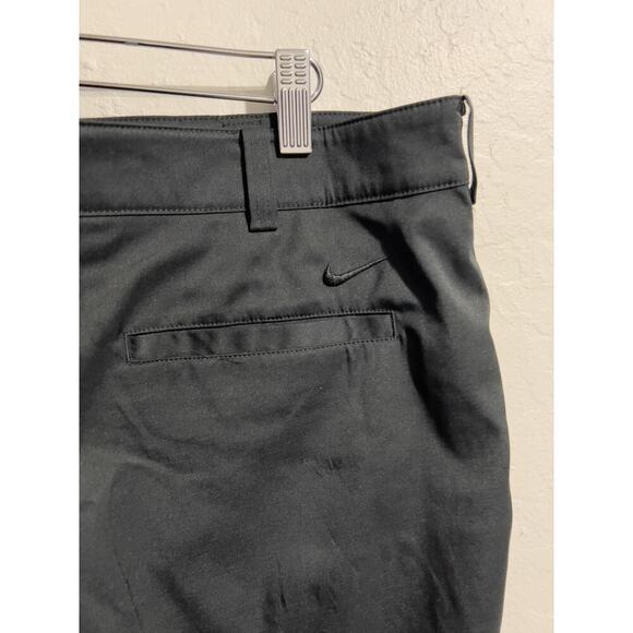 Nike Shorts Mens 38 Golf Performance Black Active Zip Button - Picture 3 of 7